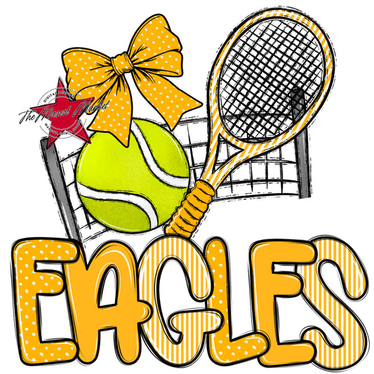 Eagles Tennis Spirit Design-Yellow
