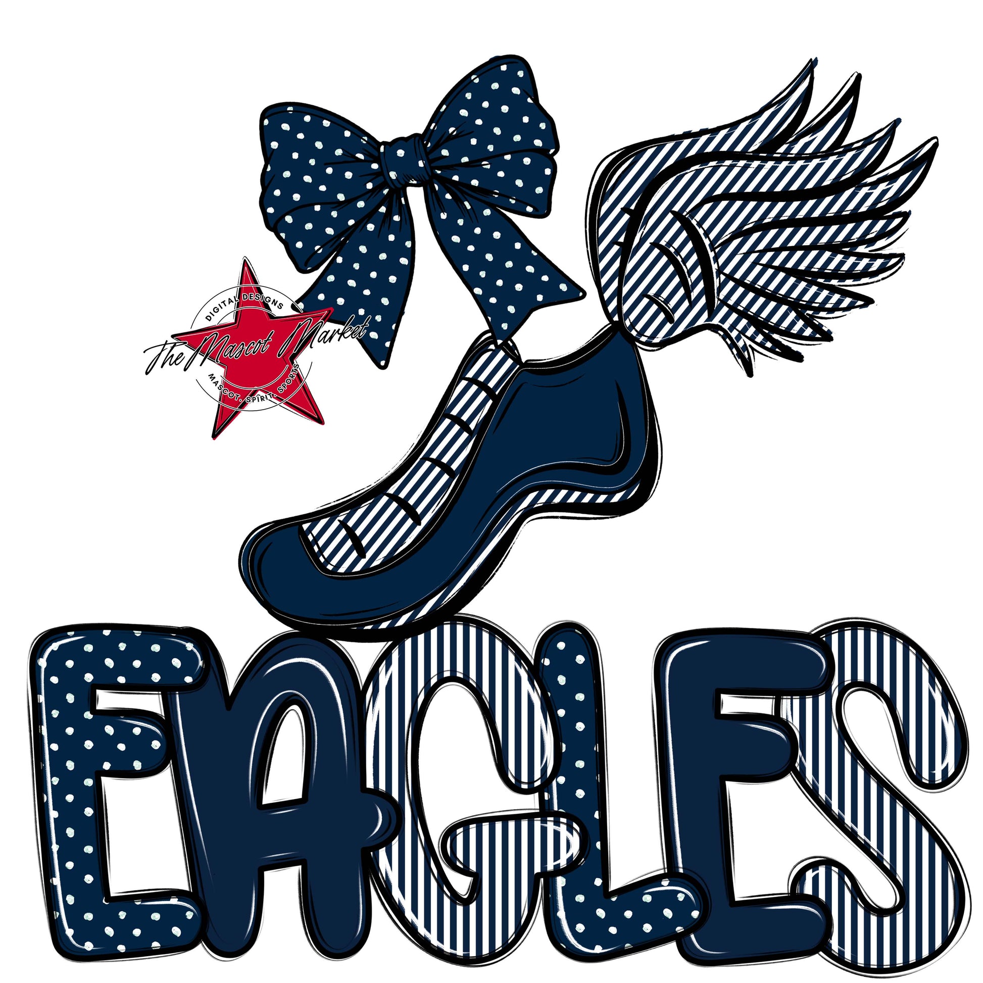 Eagles Track Spirit Design-Navy