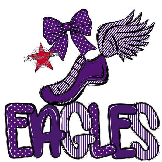 Eagles Track Spirit Design-Purple