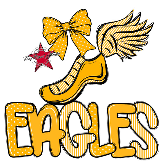 Eagles Track Spirit Design-Yellow