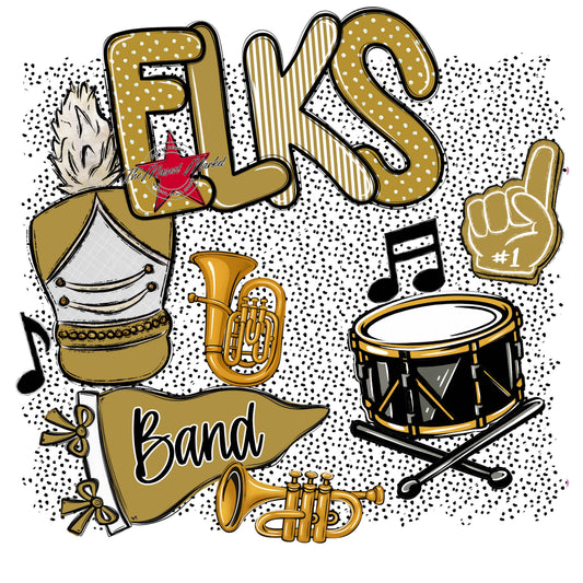 Elks Band Spirit-Gold