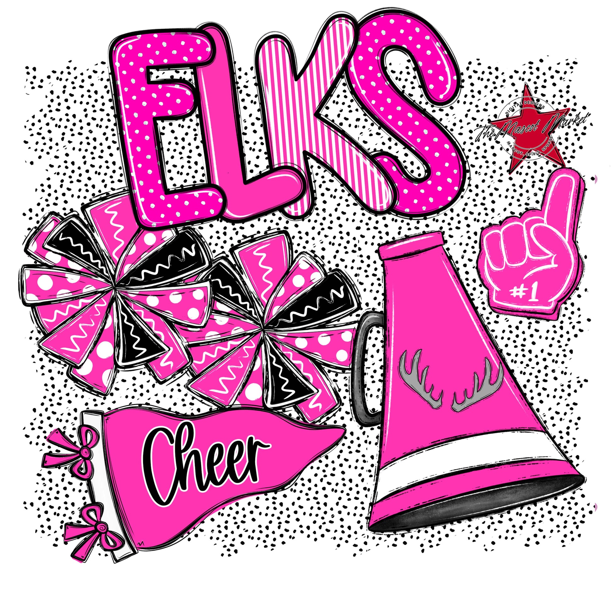Elks Cheer Spirit-Pink