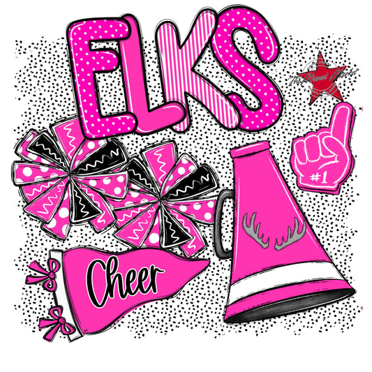 Elks Cheer Spirit-Pink