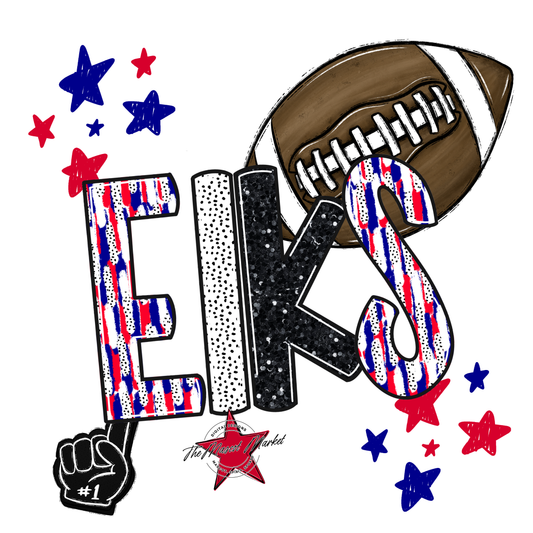 Elks Football Scrape-Blue-Red