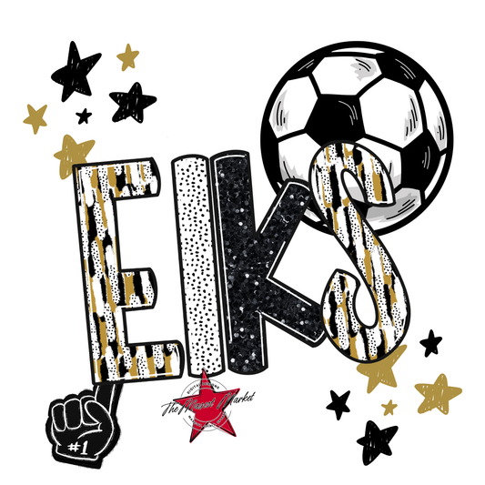 Elks Soccer Scrape-Gold