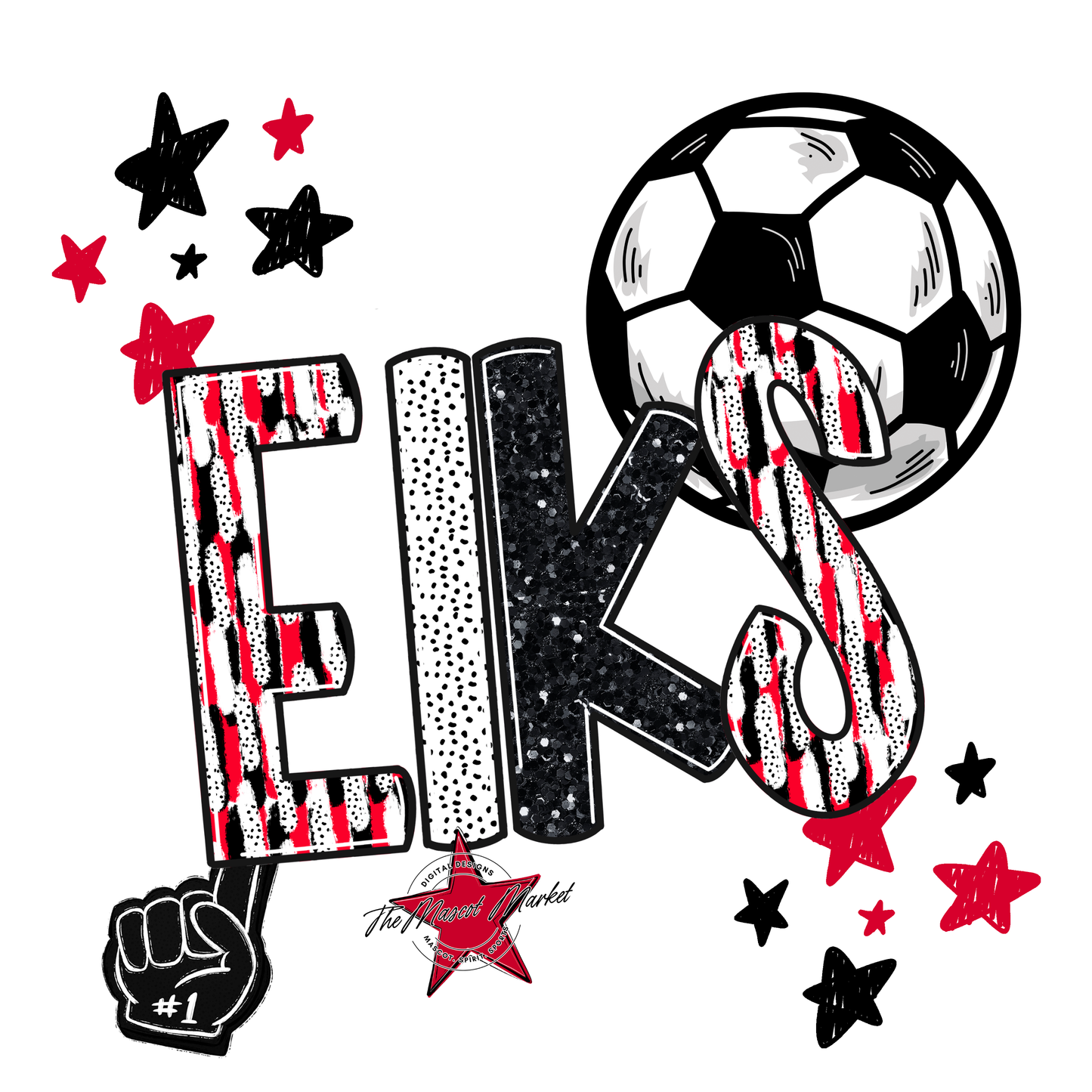 Elks Soccer Scrape-Red