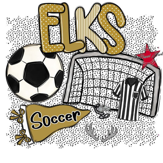 Elks Soccer Spirit-Gold