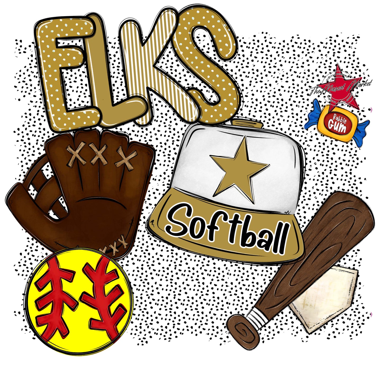 Elks Softball Spirit-Gold