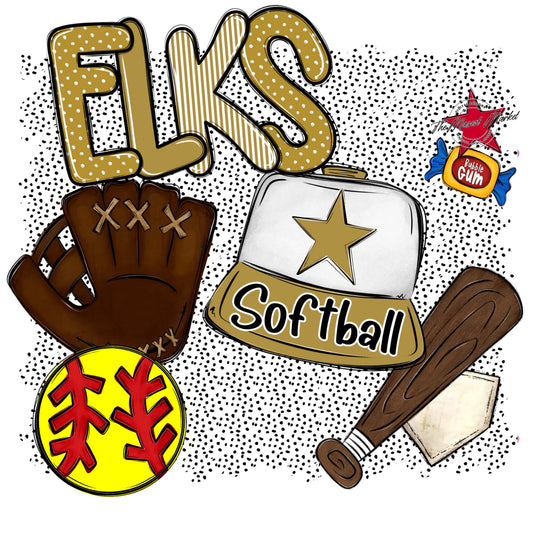 Elks Softball Spirit-Gold