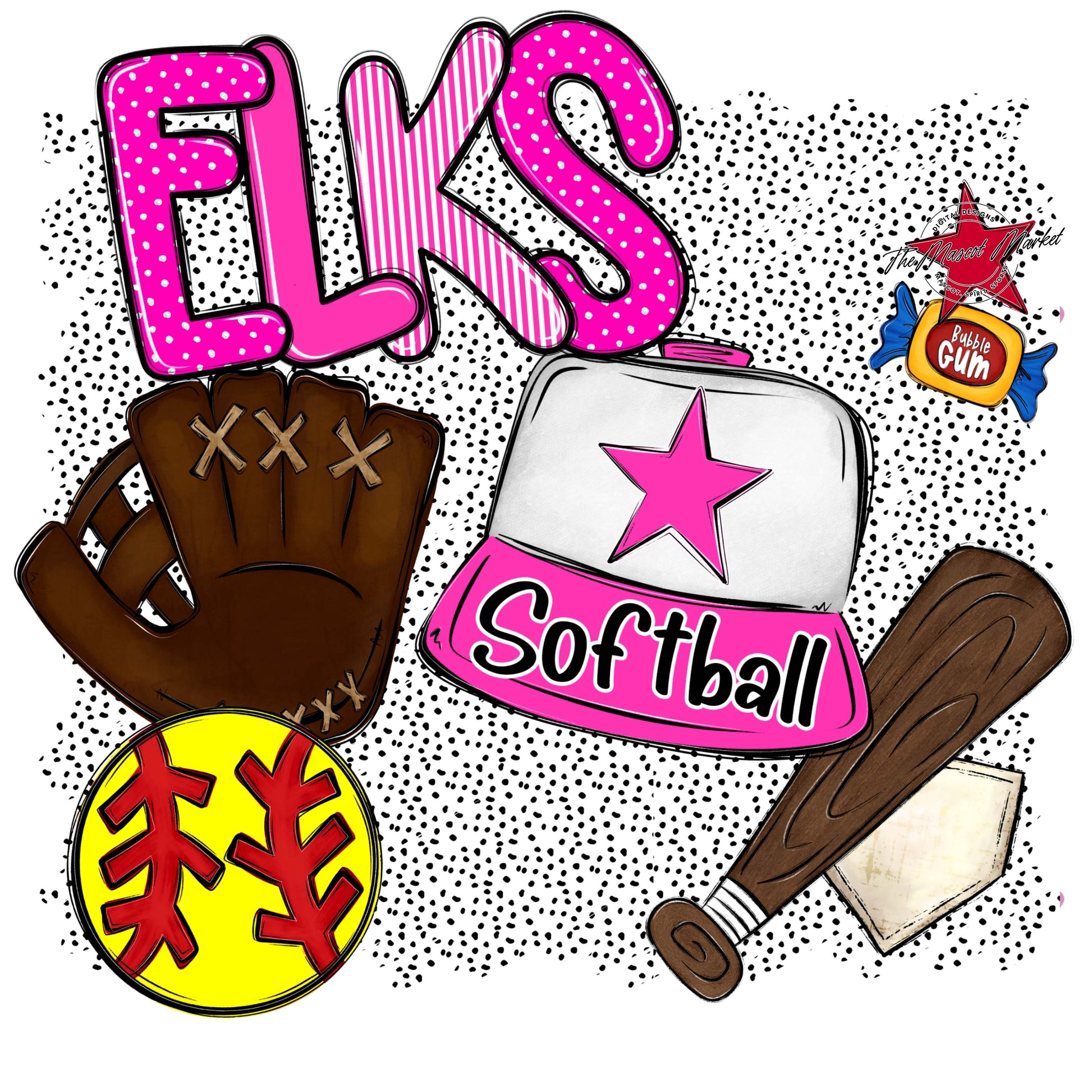 Elks Softball Spirit-Pink