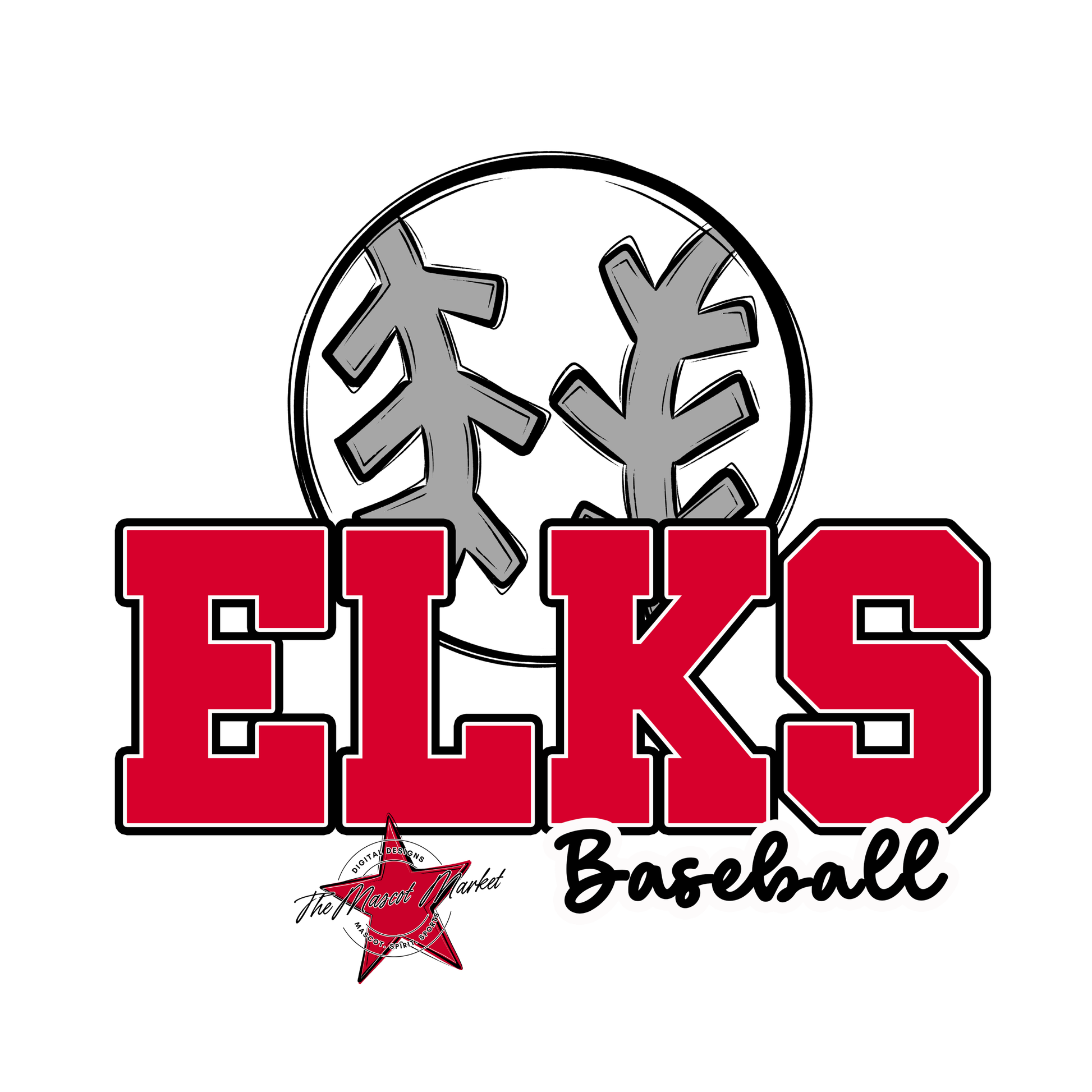 Elks Varsity Baseball-Red