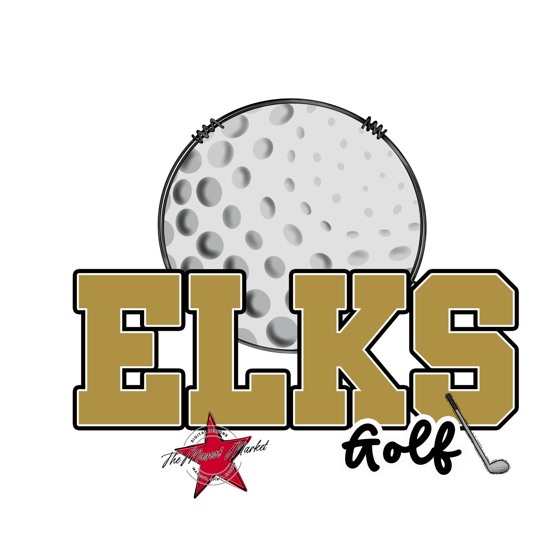 Elks Varsity Golf-Gold