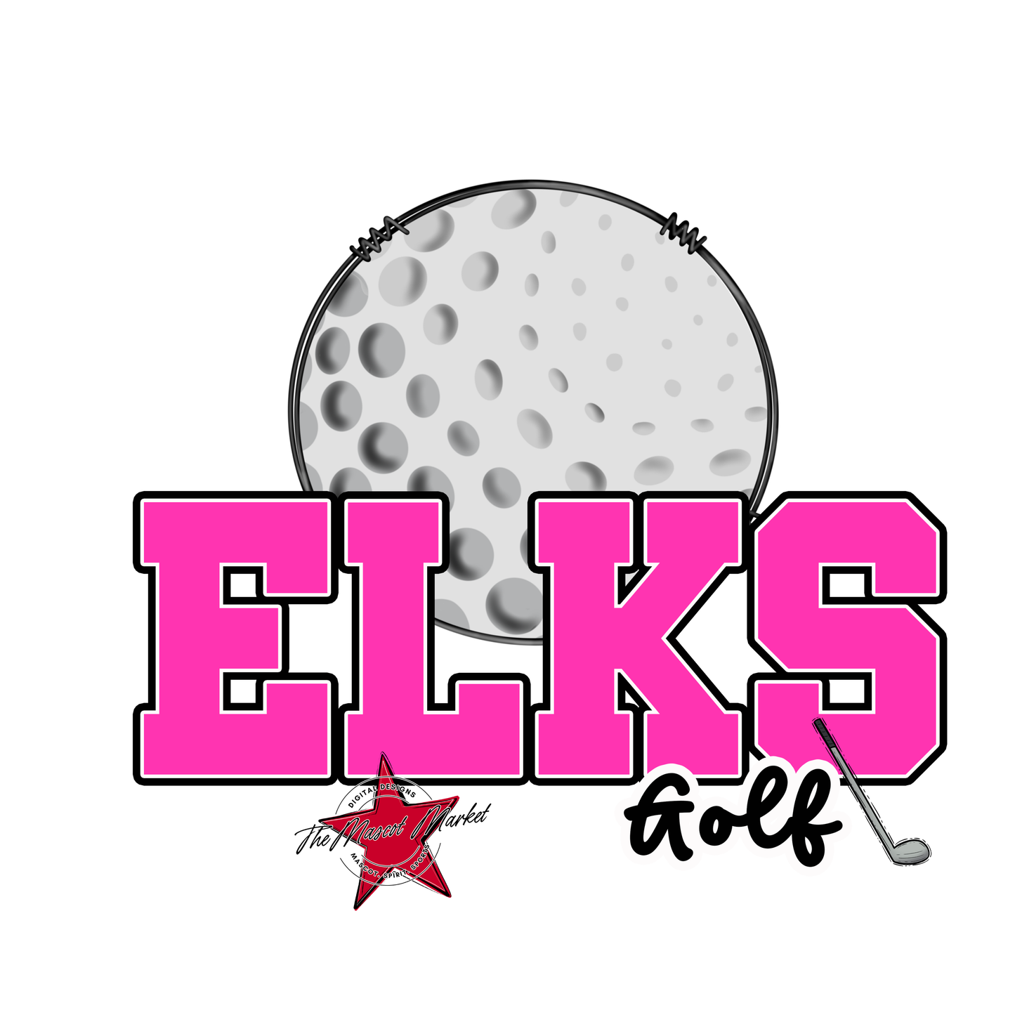 Elks Varsity Golf-Pink
