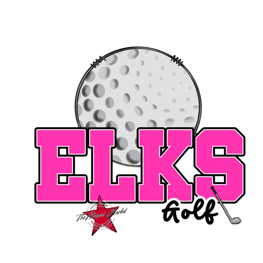 Elks Varsity Golf-Pink