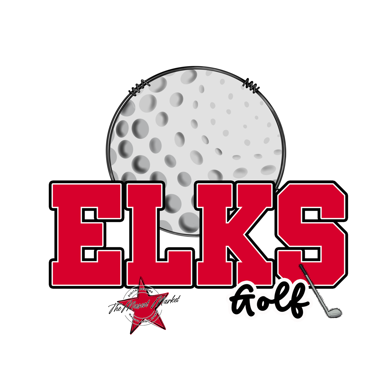 Elks Varsity Golf-Red