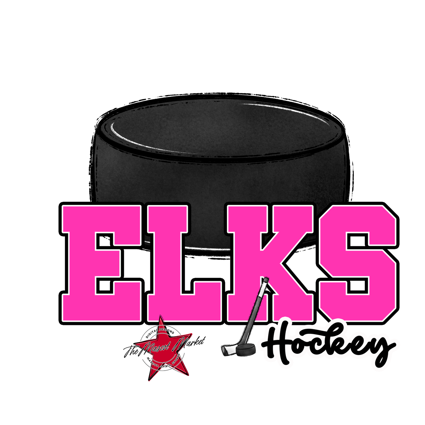 Elks Varsity Hockey-Pink