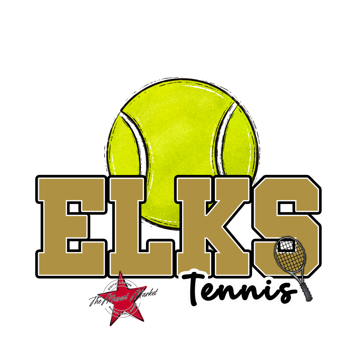 Elks Varsity Tennis-Gold