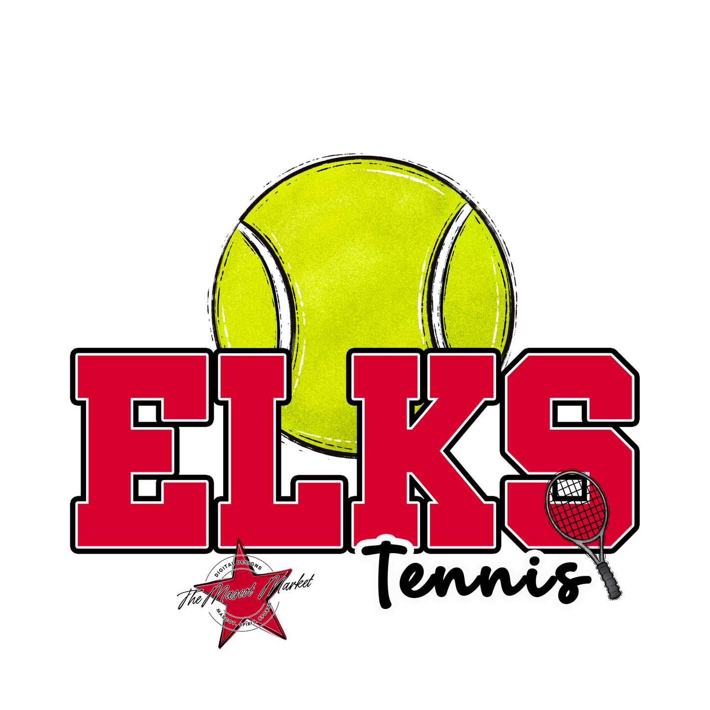 Elks Varsity Tennis-Red