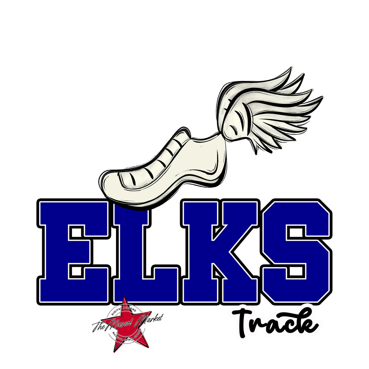 Elks Varsity Track-Blue