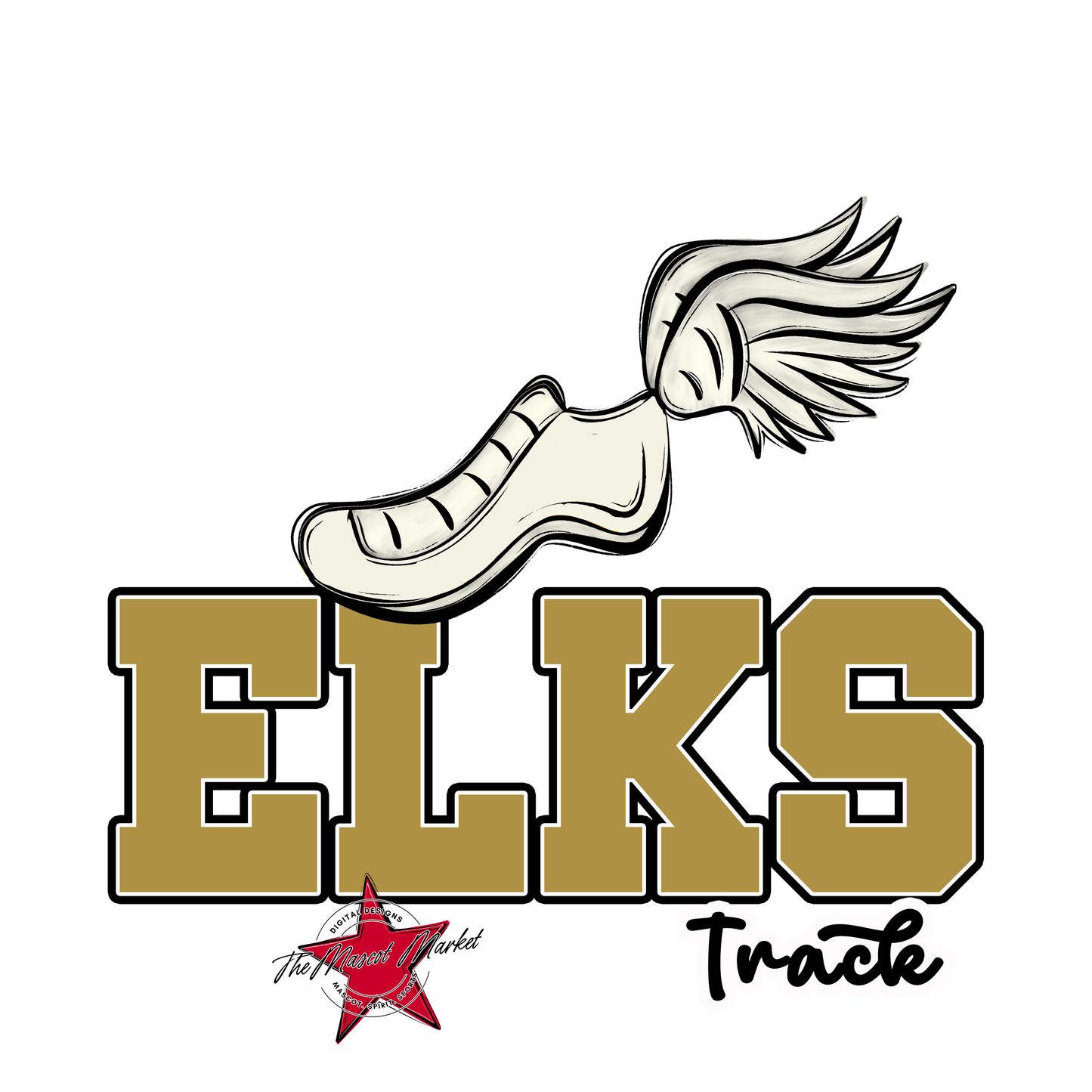 Elks Varsity Track-Gold