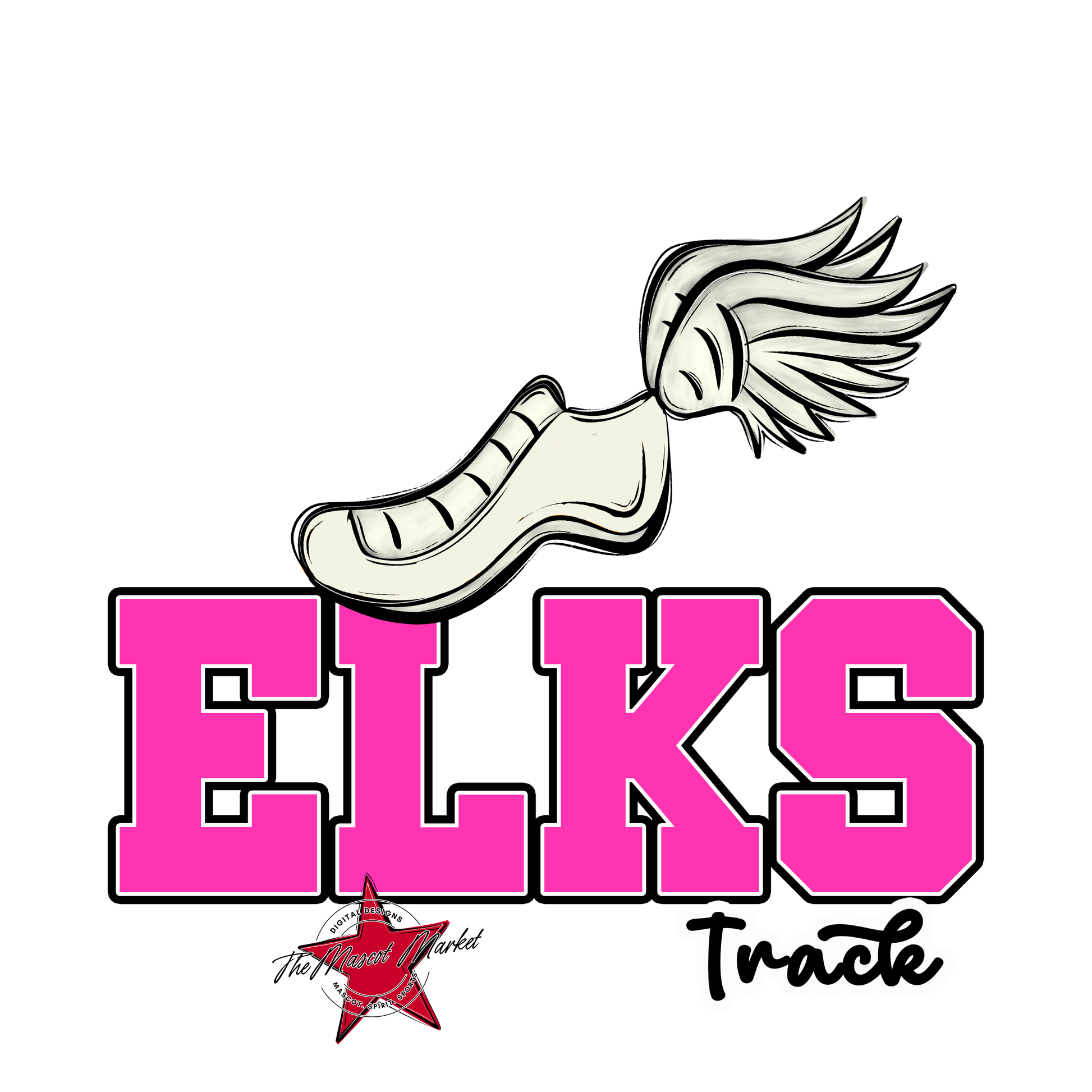 Elks Varsity Track-Pink