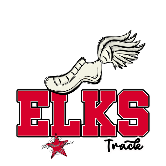 Elks Varsity Track-Red