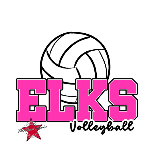 Elks Varsity Volleyball-Pink