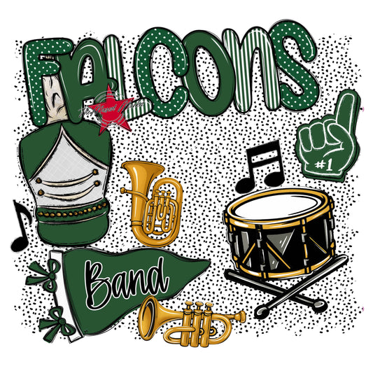 Falcons Band Spirit-Green