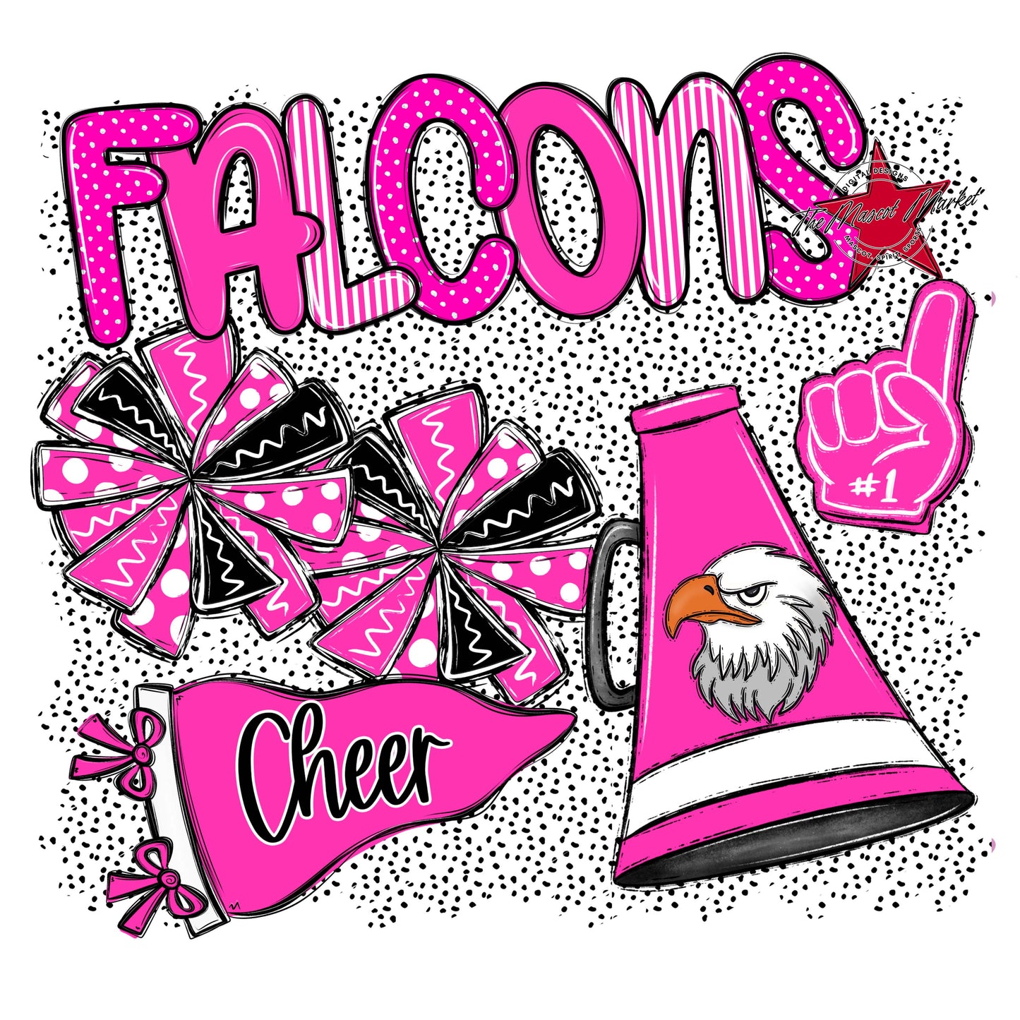 Falcons Cheer Spirit-Pink