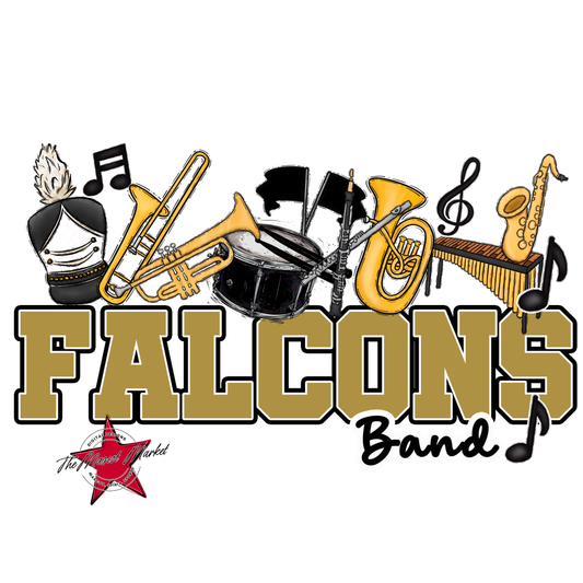 Falcons Varsity Band-Gold