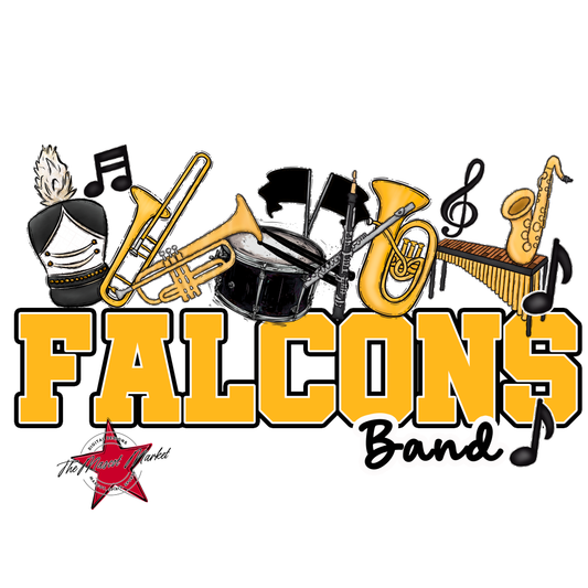 Falcons Varsity Band-Yellow