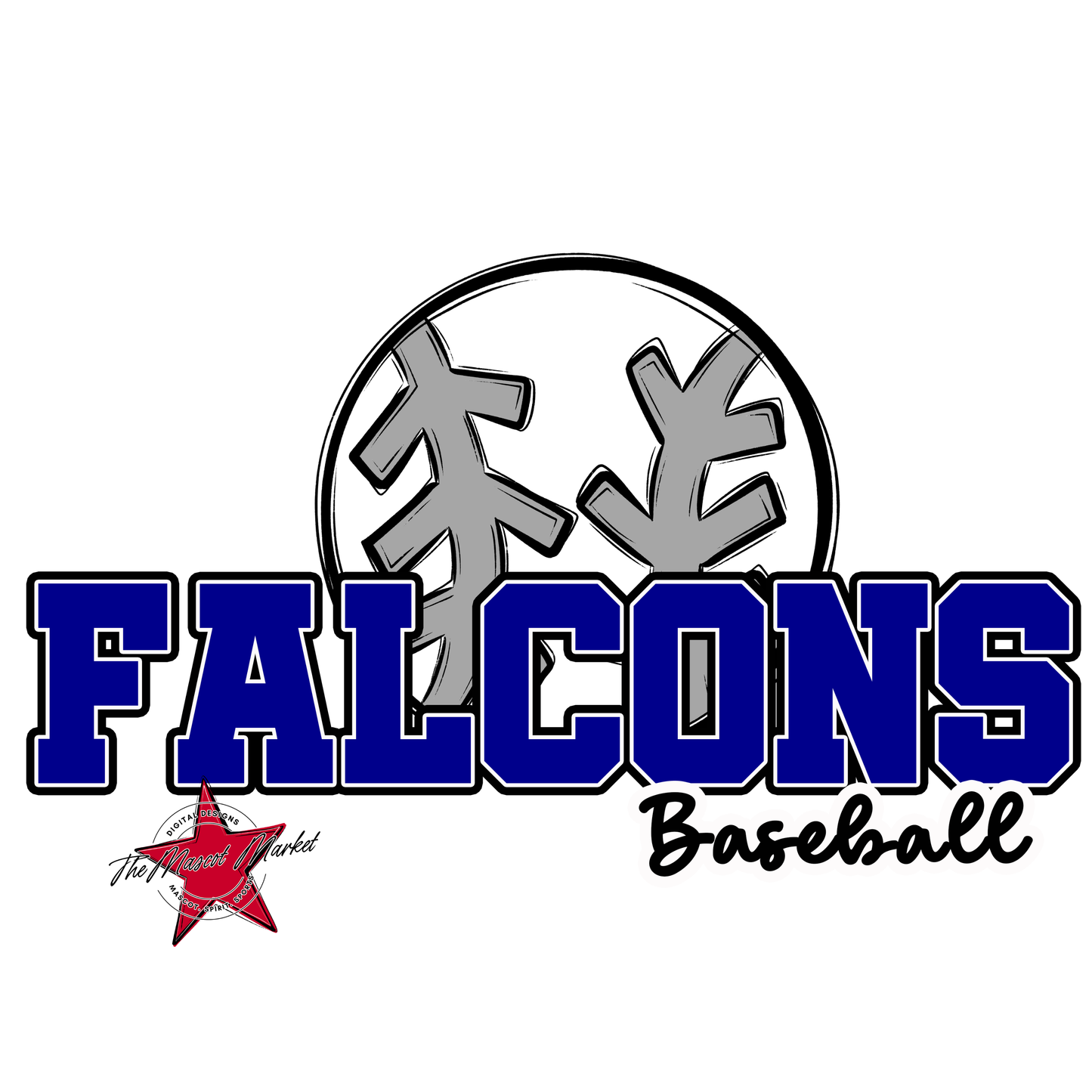 Falcons Varsity Baseball-Blue