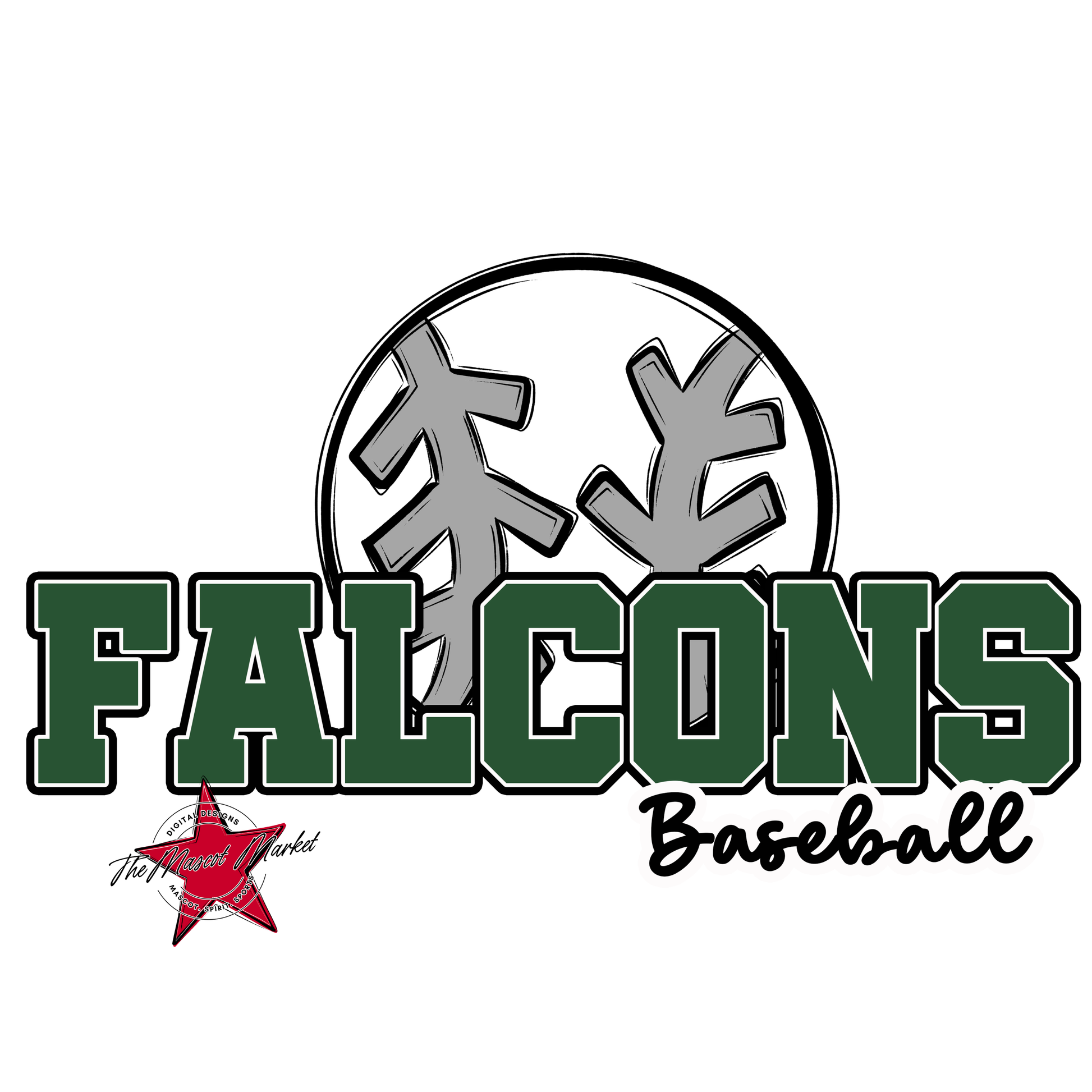 Falcons Varsity Baseball-Green