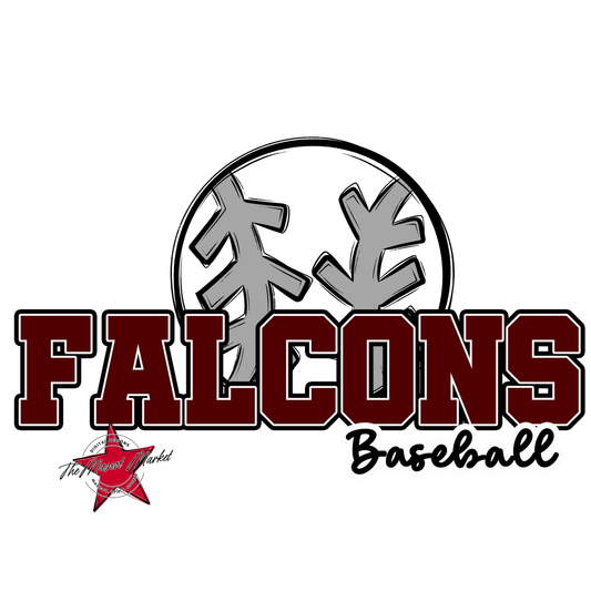 Falcons Varsity Baseball-Maroon