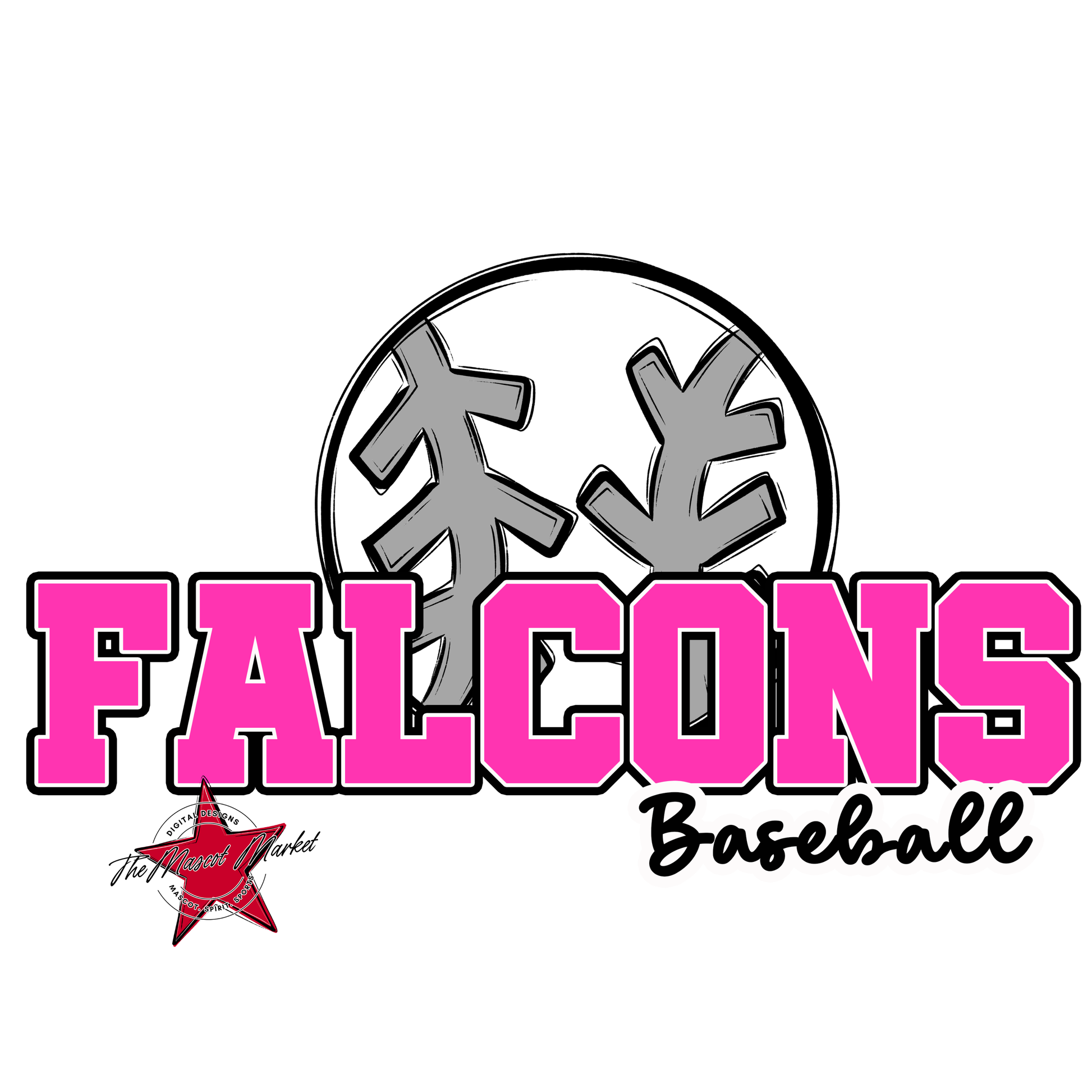 Falcons Varsity Baseball-Pink