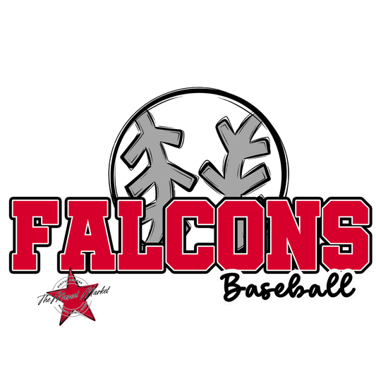 Falcons Varsity Baseball-Red