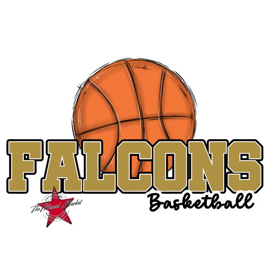 Falcons Varsity Basketball-Gold