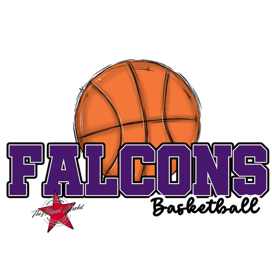 Falcons Varsity Basketball-Purple