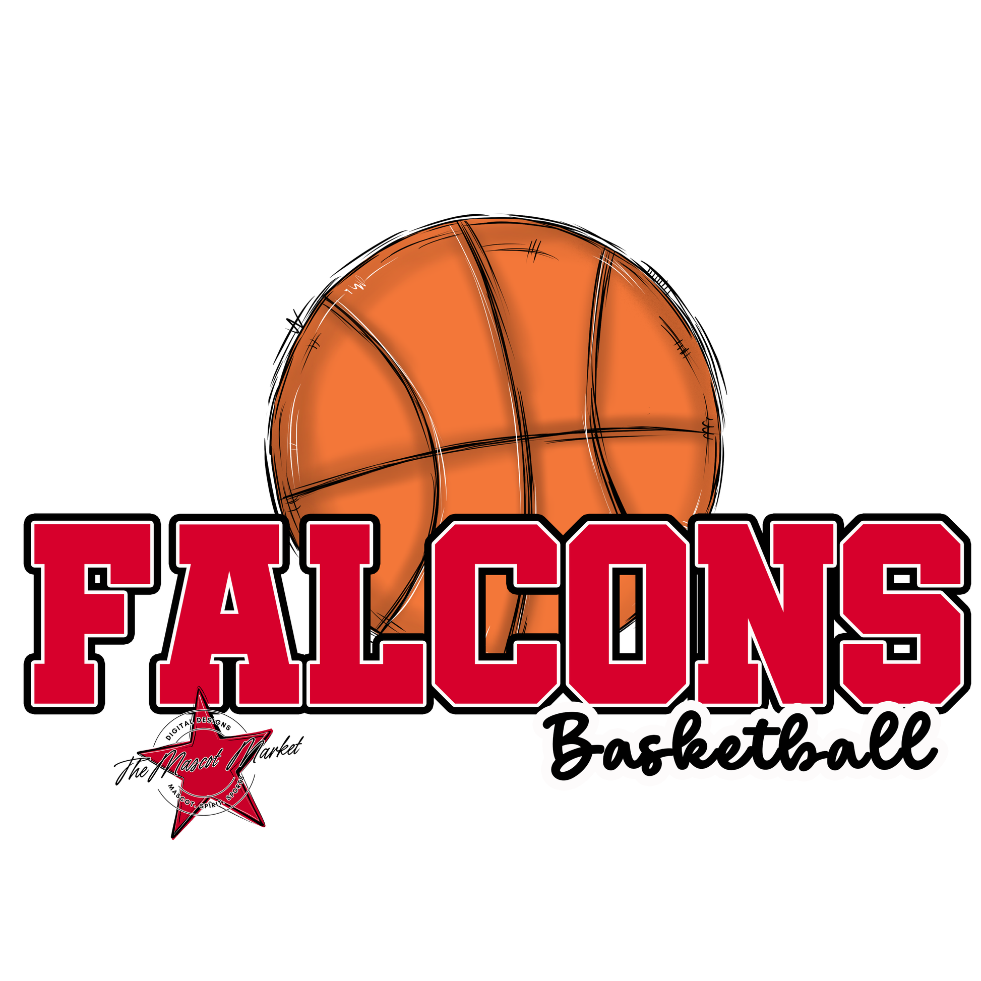 Falcons Varsity Basketball-Red