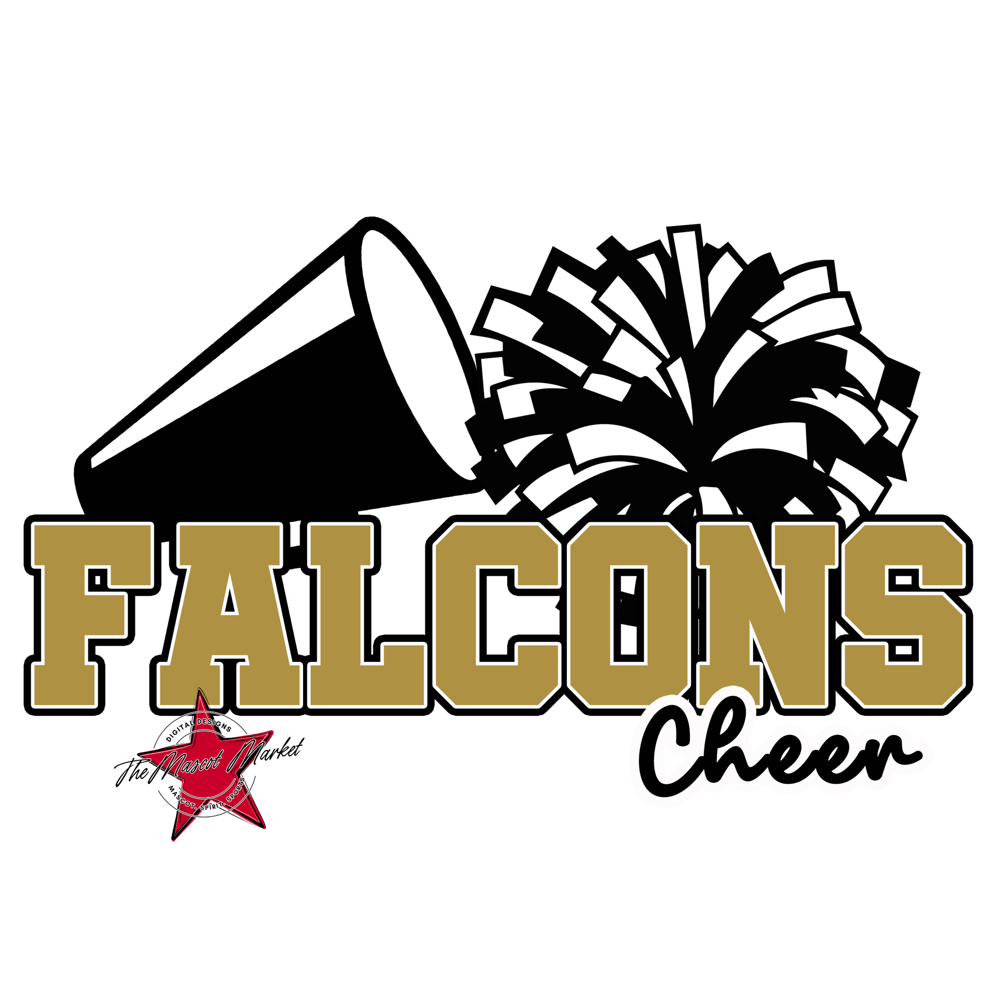 Falcons Varsity Cheer-Gold