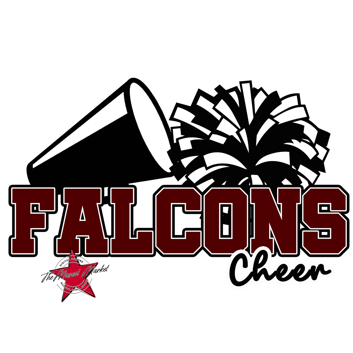 Falcons Varsity Cheer-Maroon