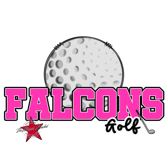 Falcons Varsity Golf-Pink