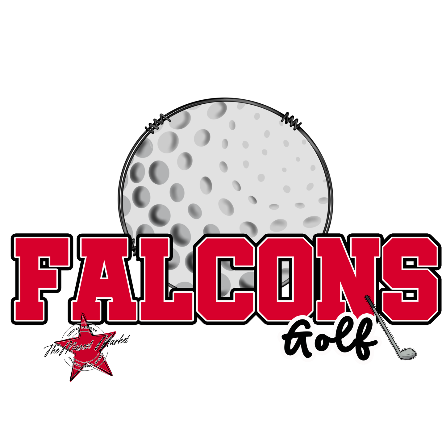 Falcons Varsity Golf-Red