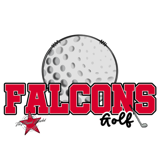 Falcons Varsity Golf-Red
