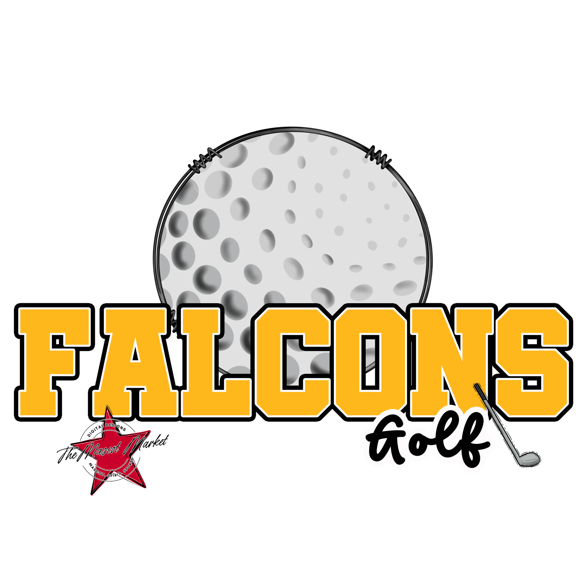 Falcons Varsity Golf-Yellow