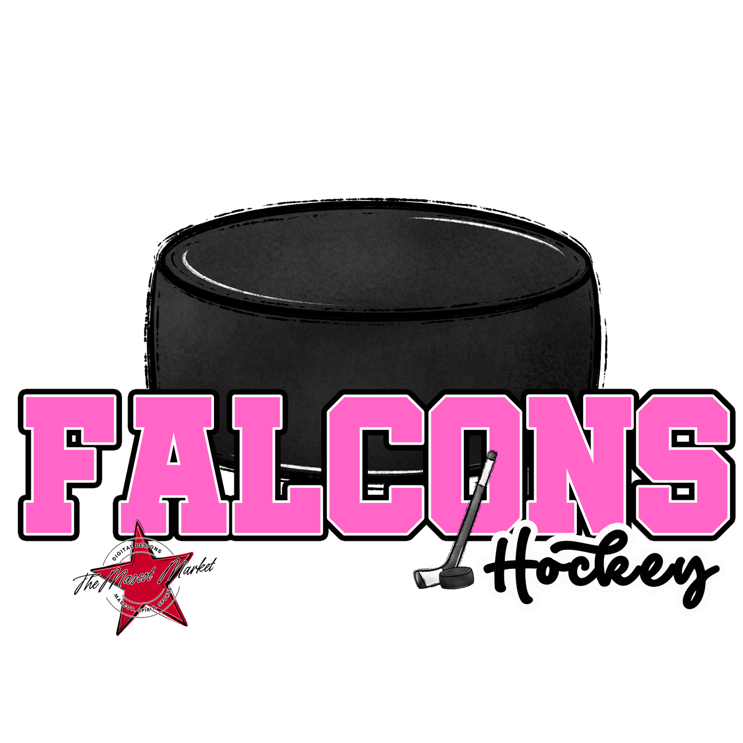 Falcons Varsity Hockey-Baby Pink