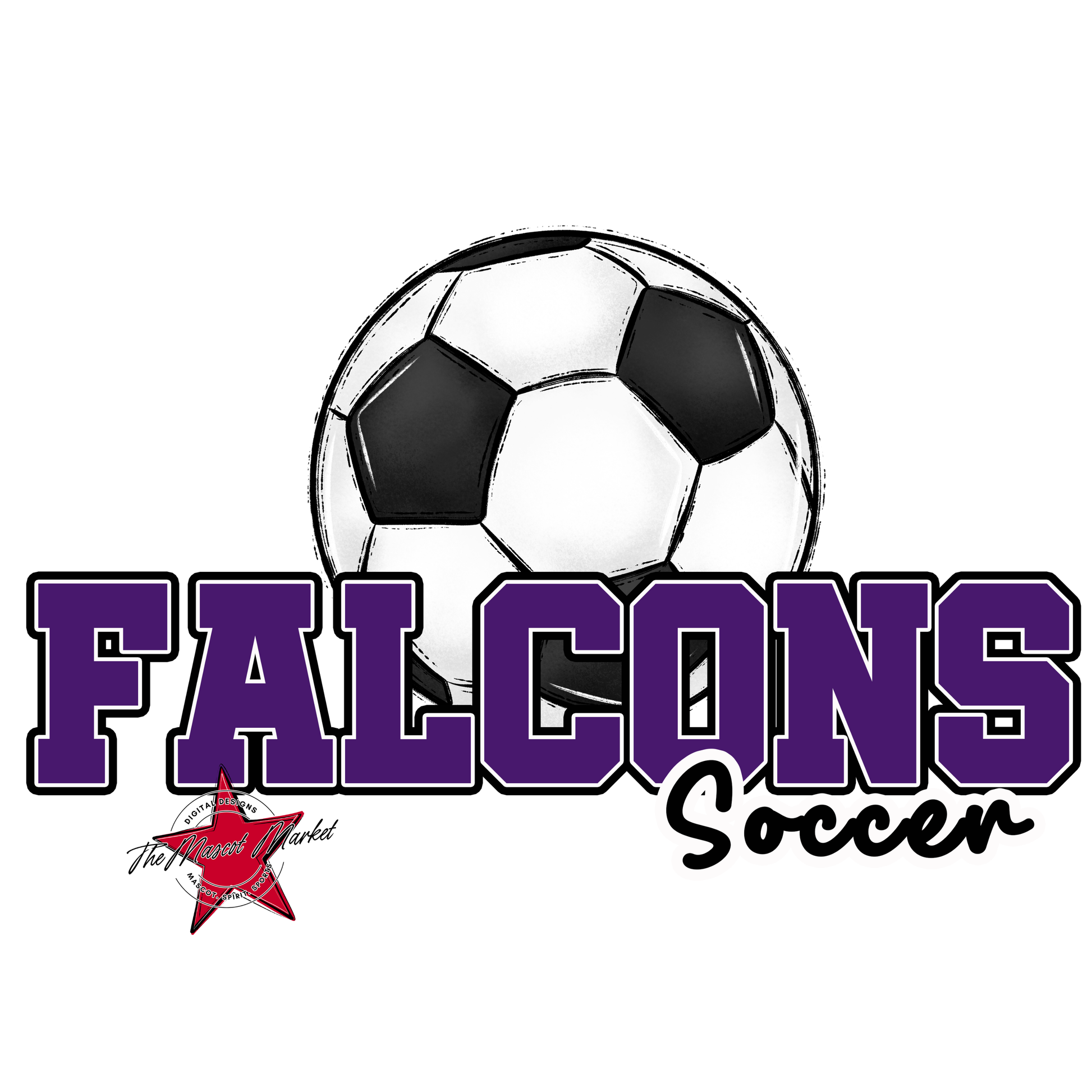 Falcons Varsity Soccer-Purple