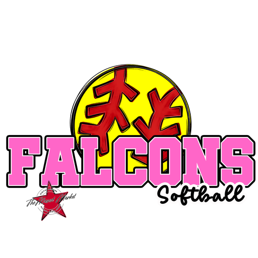 Falcons Varsity Softball-Baby Pink
