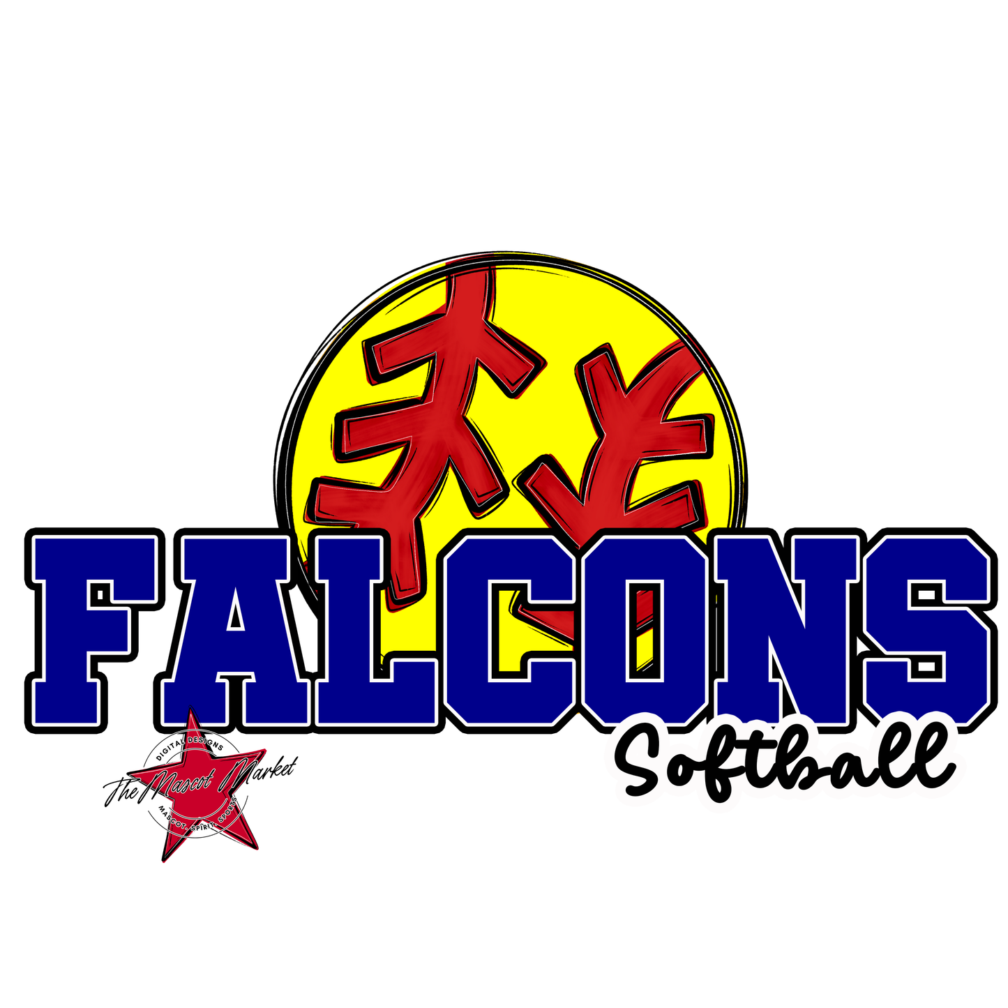 Falcons Varsity Softball-Blue