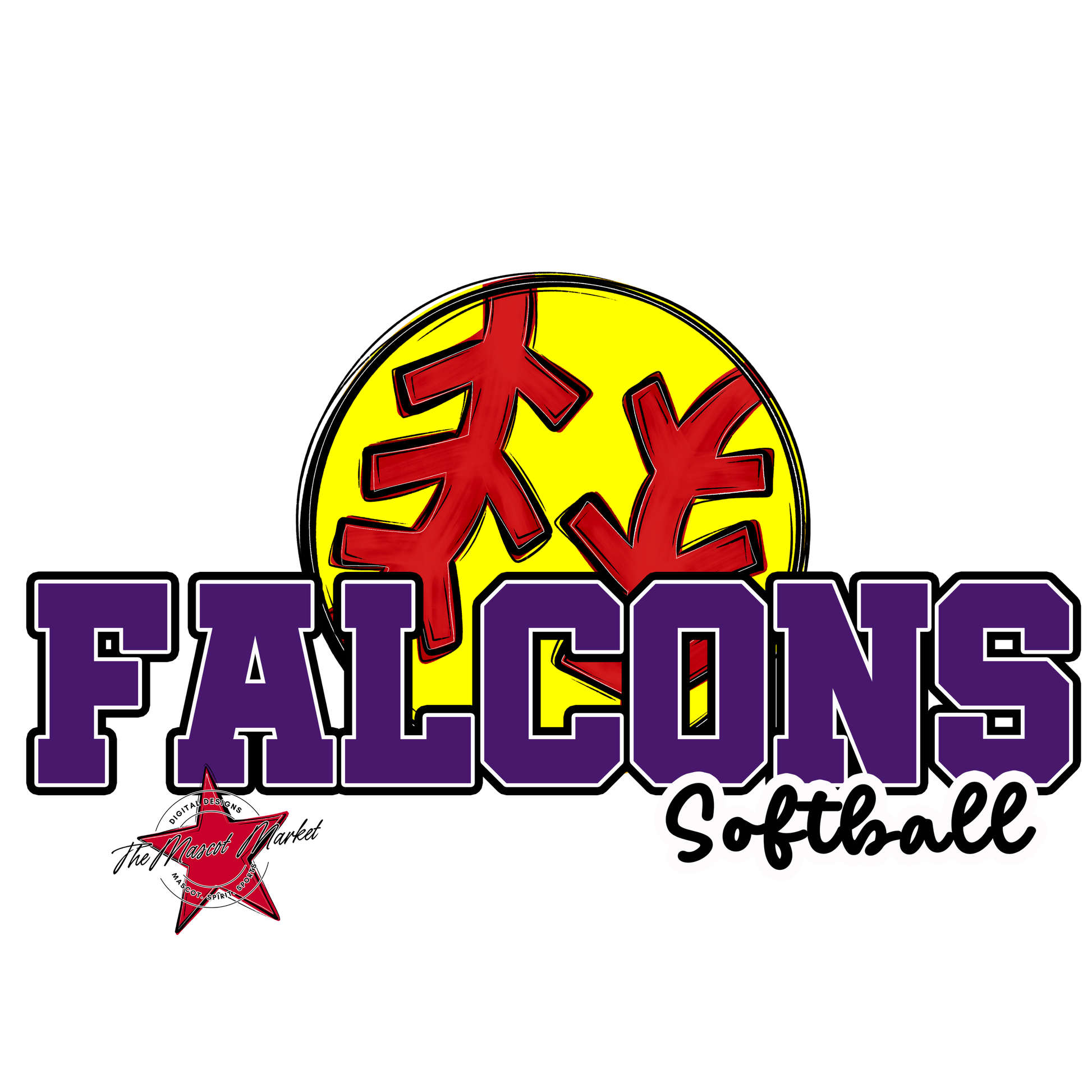 Falcons Varsity Softball-Purple